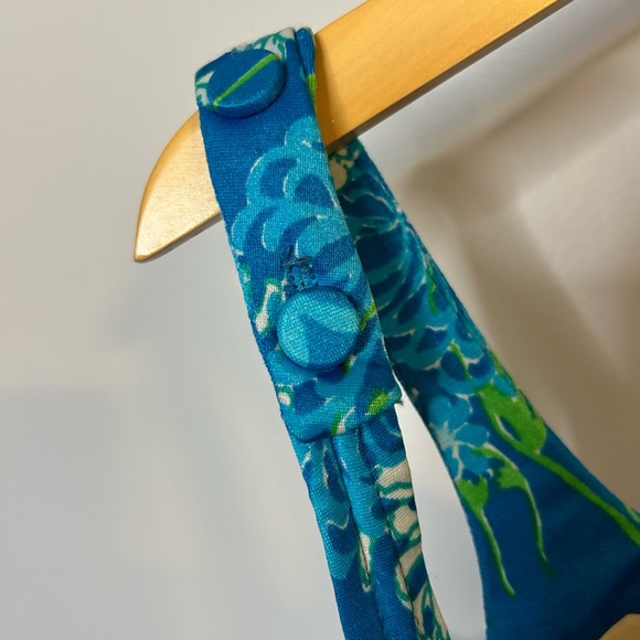 Vintage Perfection Fit by Roxanne Swimming Suit with Skirt Floral Sz 10/32 B Cup - Picture 4 of 8